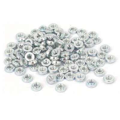 S-M3-1 Carbon Steel Self Clinching Rivet Nut 100pcs for 1.0mm Thin Plates