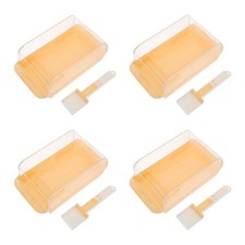 4-teiliges Butterdosen-Set mit Deckel und Ausstecher: