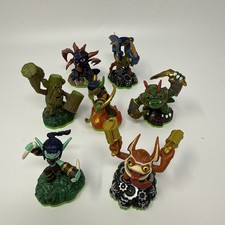 Skylanders Spyro  s Adventure Lot Of 7 Figures Green Base No Duplicates Bundle