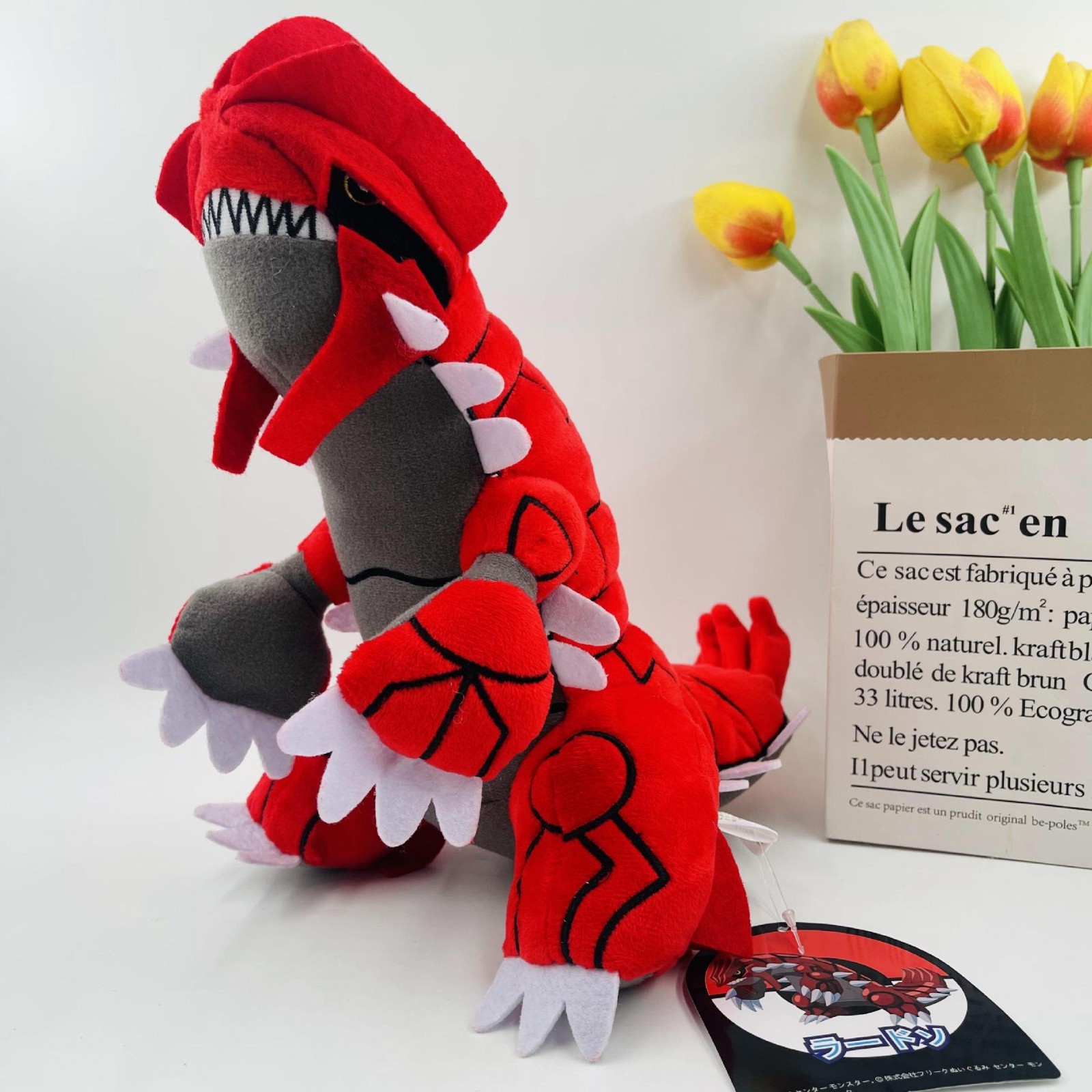 Pokemon Groudon Plush Doll Stuffed Toy Kids Gift 11 inch