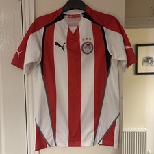 Olympiacos Piraeus Football Shirt Puma Small Home Kit Jersey 2005 2006 