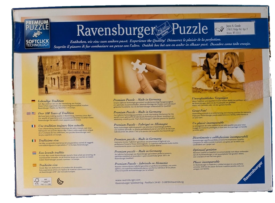 Rompecabezas Ravensburger 1000 piezas Haberdashery Heaven Greg Shephard COMPLETO Foto 2 de 2