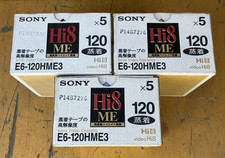  New  SONY Hi8 ME120 Video Cassette Tape lot of 15 260413