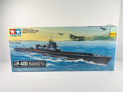 Tamiya 78019 1/350 Scale Japanese Navy Submarine I-400 Model Kit New Sealed Box