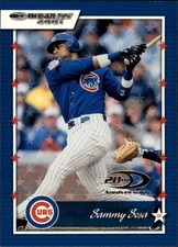 Tarjetas Sammy Sosa (2001-2024) Cubs Rangers Orioles - Tú eliges