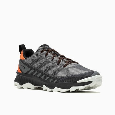 NIB MEN'S MERRELL J036987 SPEED ECO CHARCOAL/TANGERIN HIKING SHOE SNEAKERS $110