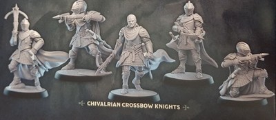Mammoth Factory Fateless 3D Druck Armbrust Ritter TTRPG Miniaturen *Singles*