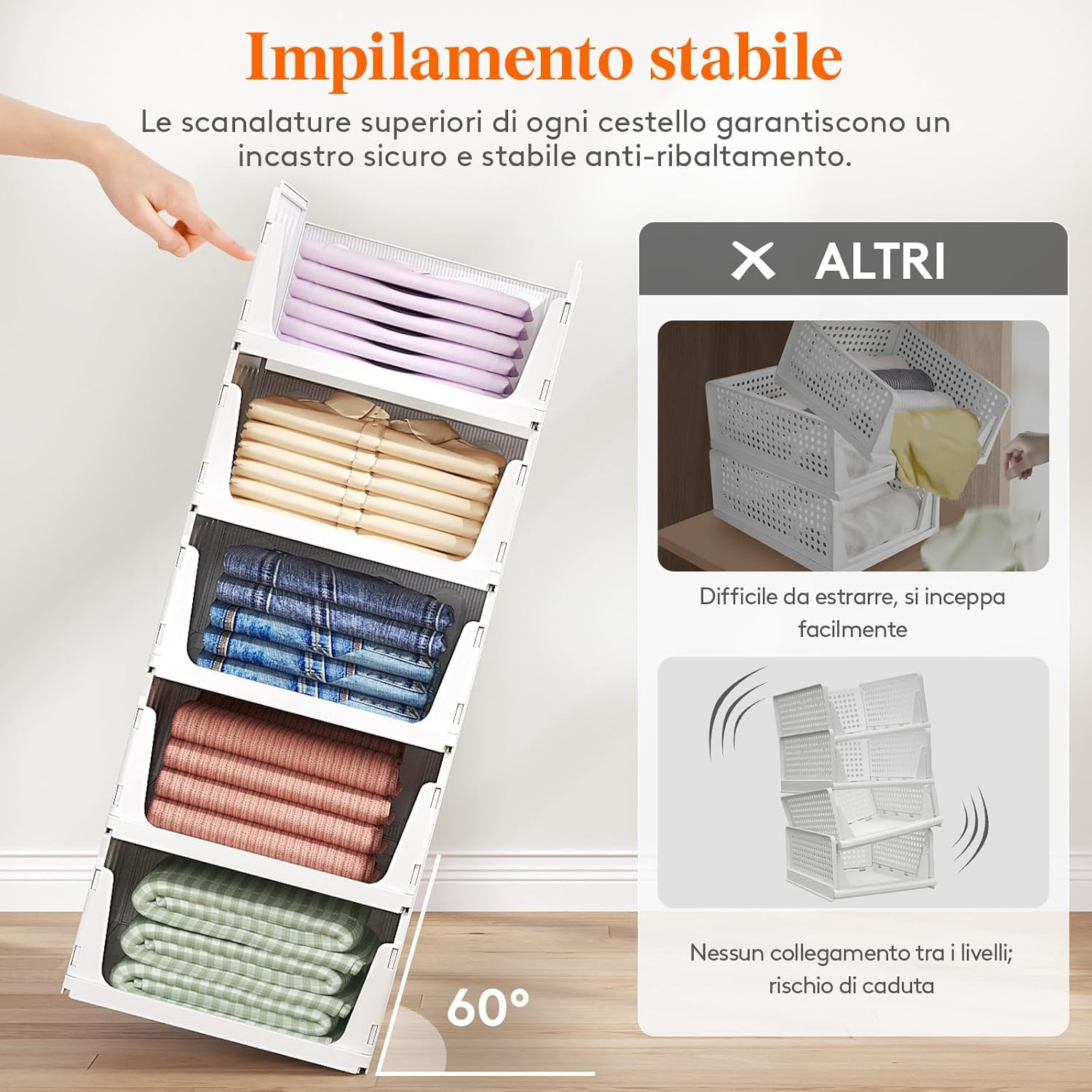 Organizer Lifewit per Guardaroba - Cassetti Salvaspazio Extra Large - 3