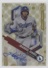 2018 Bowman High Tek Gold Rainbow Diffractor 23/50 Ibandel Isabel Auto 08jk