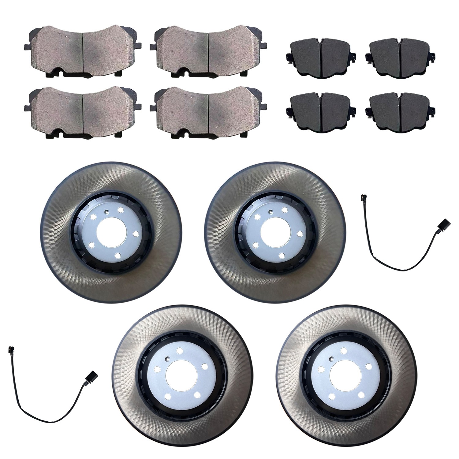 Front & Rear Brake Pads & Rotors Set For 2016 2017-23 Bentley Bentayga US Store