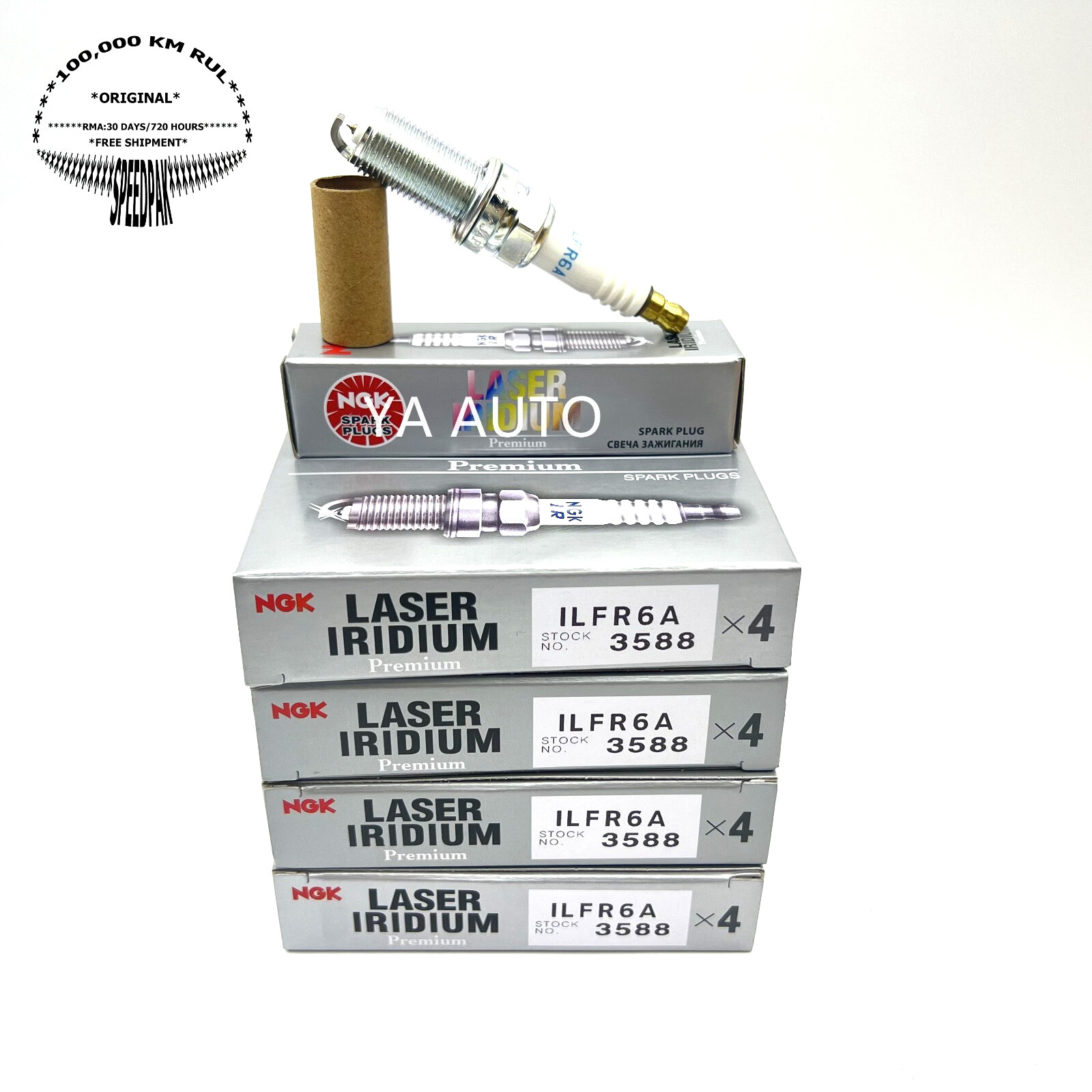 Spark Plug-Laser Iridium NGK ILFR6A 3588 Set of 16 Pcs