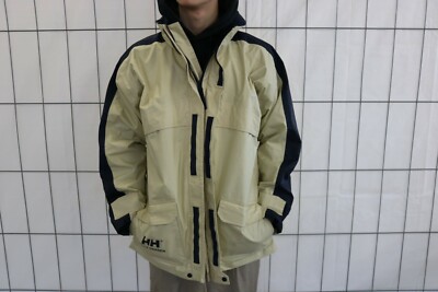 Helly Hansen men's winter jacket size approx. L jacket beige windbreaker GL1