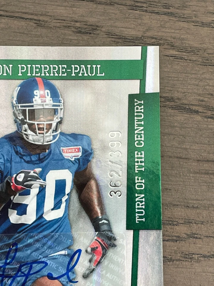 2010 Donruss Elite Turn of the Century Jason Pierre-Paul Rookie Auto #176 /399 - Image 3 of 4