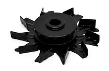 Alternator Fan And Pulley Kit For 1957-1985 Chevy Sb 327 350 383 400 -black