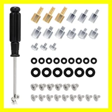 46PCS NVME M.2 SSD Mounting Screws M.2 SSD Screw Kit for Asus Gigabyte ASRock...