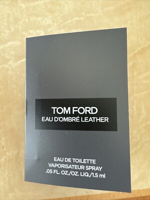 New Tom Ford Eau d Ombre Leather Eau de Toilette EDT Sample Spray .05oz, 1.5ml