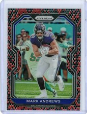 2020 Panini Prizm Football Snakeskin Prizm #41 Mark Andrews