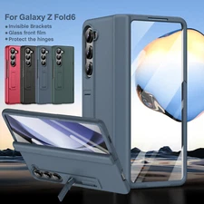 Case For Samsung Galaxy Z Fold 6 Fold 5 4 3 Hinge Tempered Glass Protector Cover