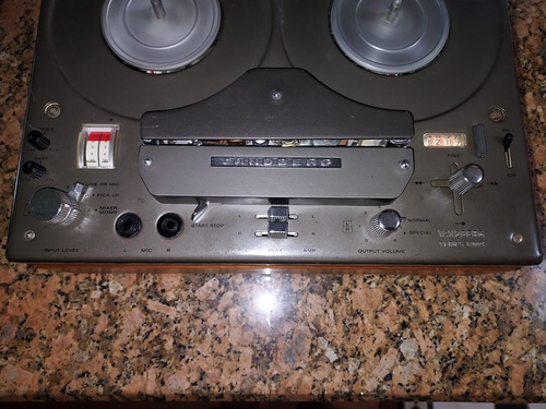 FÜR TEILE ODER DISPLAY SAUBER VINTAGE Tandberg Serie 1200X Rolle zu Rolle WIE BESEHEN - Bild 2 von 7