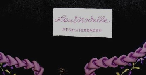 BLUE DIRNDL Women Trachten Waitress OKTOBERFEST Swing Party DRESS + APRON / 8 S - Picture 8 of 8