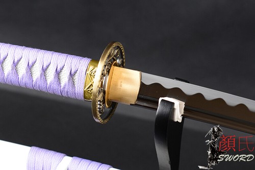 Elegante Espada Samurai Japonesa Samurai Katana Acero Manganeso Hoja Aguda - Imagen 10 de 12