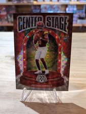 2024 Mosaic Jayden Daniels Center Stage Mosaic Prizm Rookie Card RC #8 Red OT