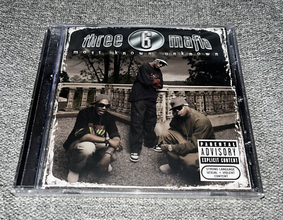 Most Known Unknown by Three 6 Mafia (New CD)⭐️Buy Any 3 Get 1