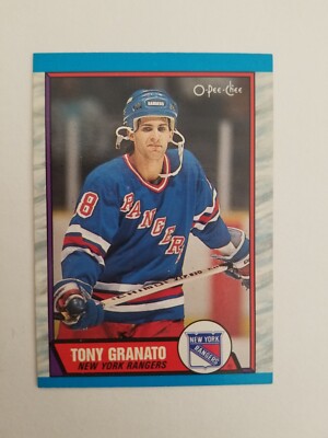 1989-90 O-Pee-Chee #161 Tony Granato New York Rangers Rookie