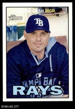 2016 Topps Heritage #277 Kevin Cash Rays MANAGER 8 - NM/MT