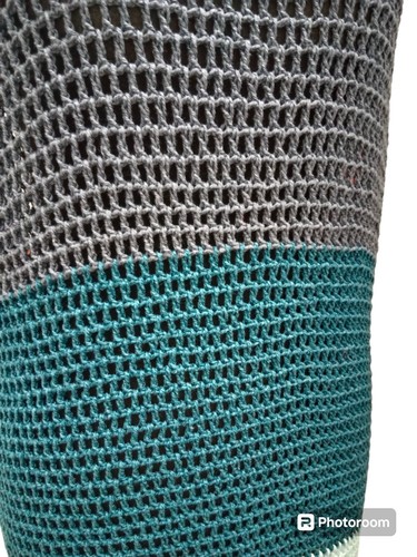 Sommertop, Strandtop, Tunika Kleidchen, handgehäkelt, Größe M/L - Bild 2 von 2