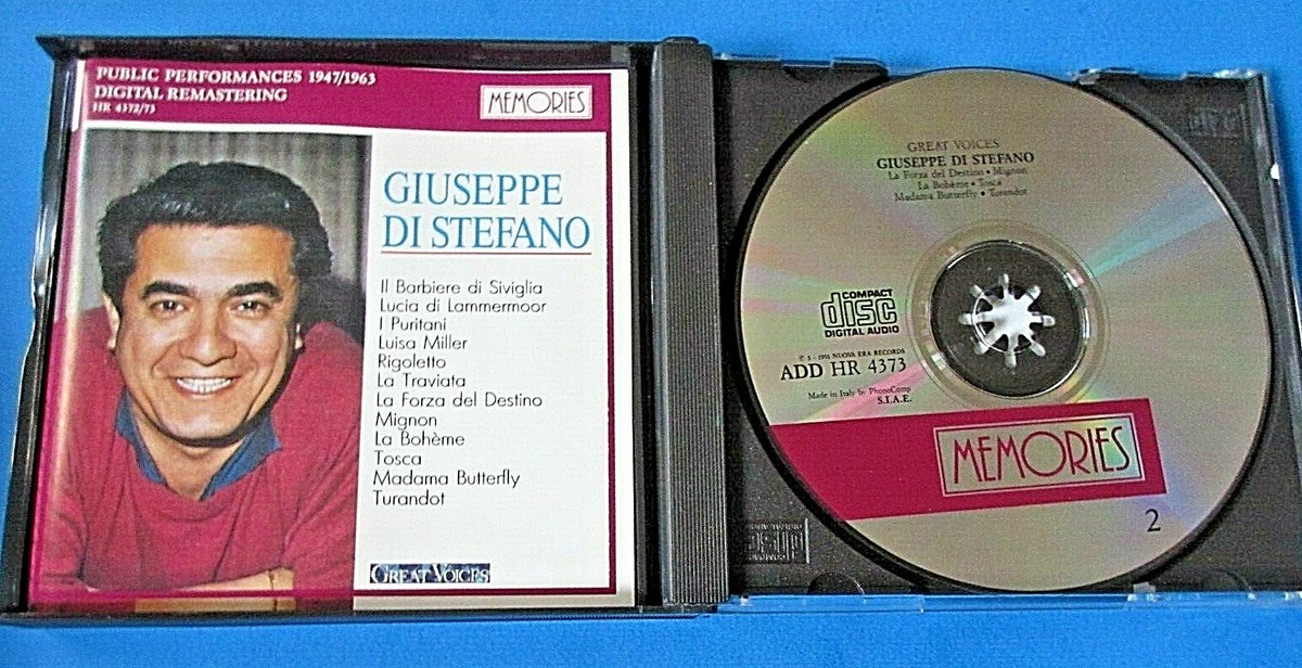 Legendary Performances of Giuseppe Di Stefano［CD］ Legendary Performances of Di Stefano [Box Set] (CD, Nov-2010
