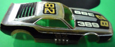 Vintage Tyco Curve Hugger 82 Mustang 389 Chrome HO Slot Car Body / racer