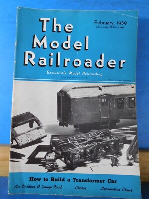 Modelleisenbahn Magazin 1939 Februar Trafowagen bauen