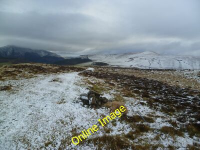 Foto 12x8 auf Ling Fell Wythop Mühle Ein Staub von Schnee auf den unteren Fjells c2012