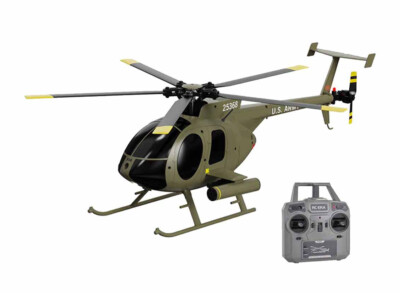 RC HELICOPTER 5 Blade HUGHES MD500 W/ Gyro Stabilization 6CH 2.4