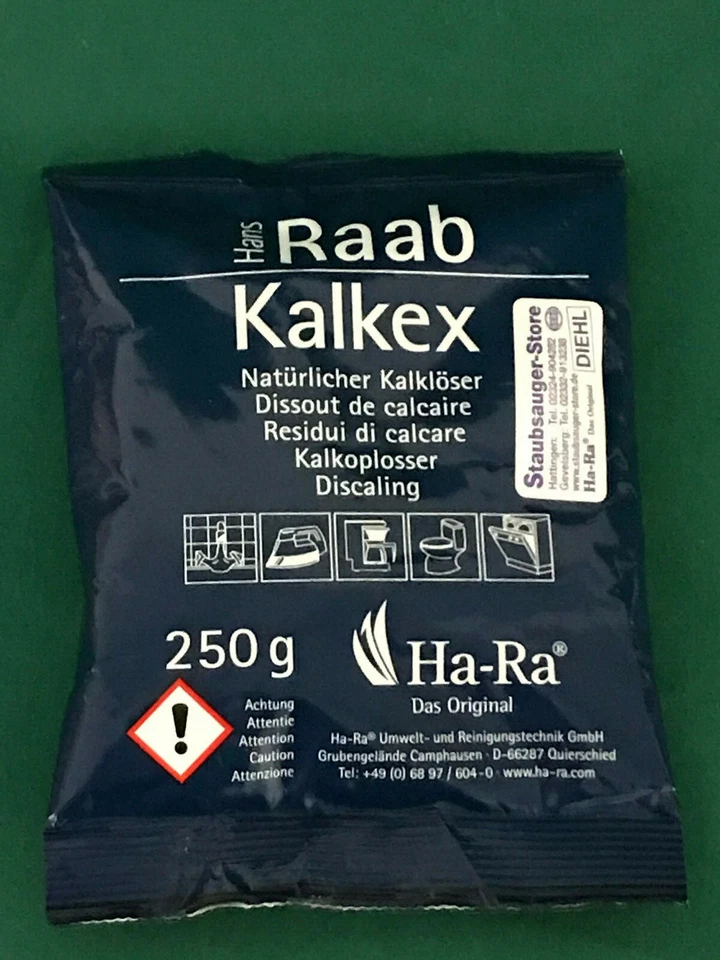 ORIGINAL Ha-Ra Hans Raab KALKEX 250 g Entkalker 100% reiner Zitronensäure - Bild 2 von 3
