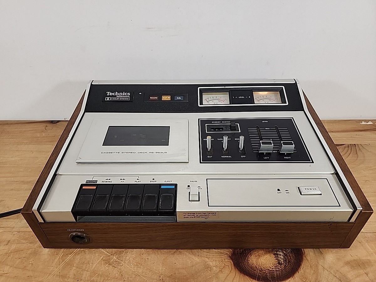 Technics Cassette Stereo Deck RS-263US Vintage Cassette Recorder