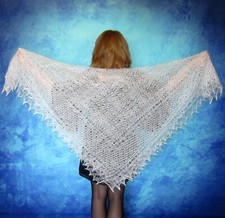 Knitted goat fluff scarf Orenburg scarf shawl scarf knit stole handmade