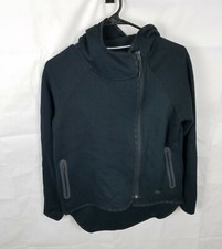 Nike Hoodie Women's XS Black Tech Fleece Cape Full Zip Jacket Sweatshirt Active