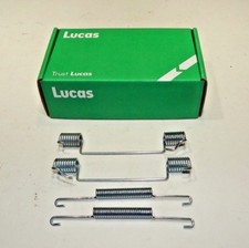 New Lucas Rear Brake Shoe Spring Kit Mg Midget Austin Healey Sprite 1963-79
