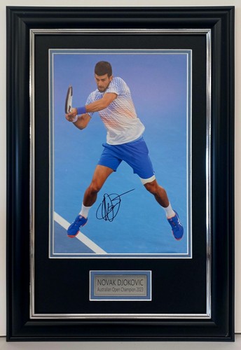 Novak Djokovic Australian Tennis Open 2023 Champion Signed Framed ...