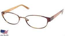 NEW LIZ Claiborne L602 0DC7 DEMI BROWN EYEGLASSES FRAME 50-16-135 B30 "READ"