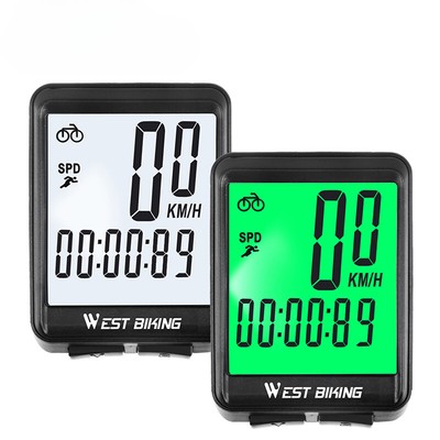 Bicycle Computer Waterproof Wireless/Wired Digital Speedometer Magnetic Odometer