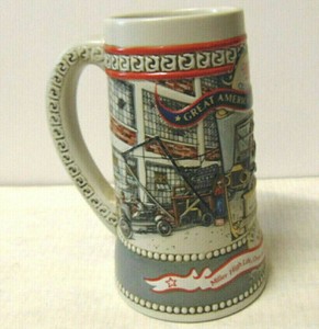 1987 Miller High Life Beer Stein #2 The Model T Made In Brazil