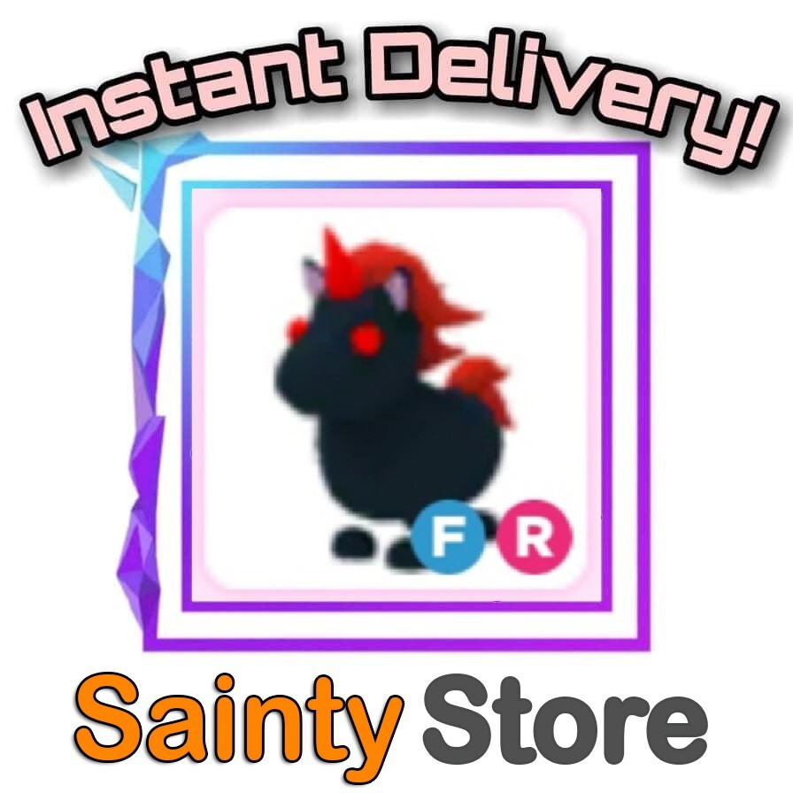 Fly Ride Evil Unicorn FR ADOPT from ME SAME DAY DELIVERY eBay