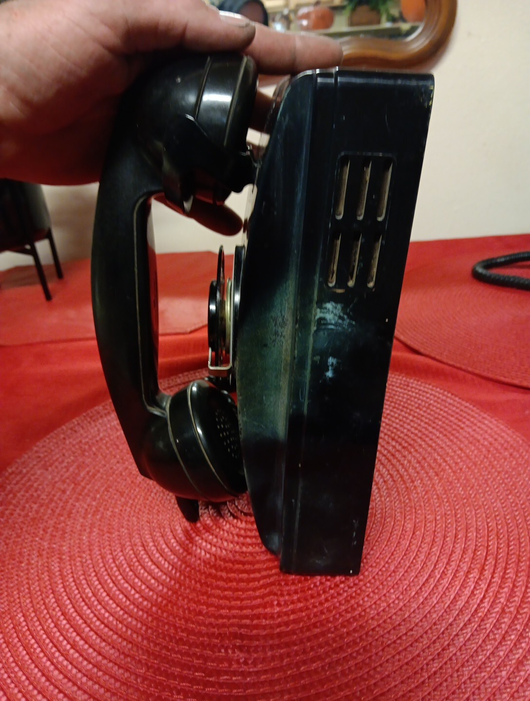 VINTAGE WESTERN ELECTRIC BLACK ROTARY WALL PHONE eBay