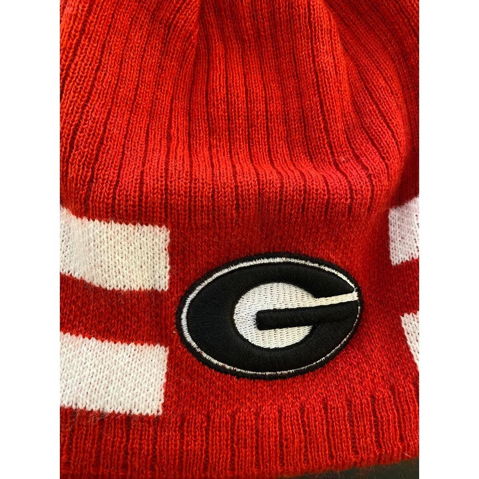 耐克 Georgia Bulldogs UGA Dawgs Youth 8/20 红色针织帽 NCAA SEC 足球 — 第 4/4 张图片