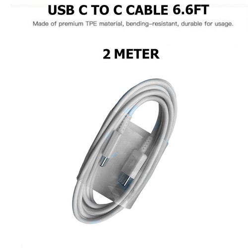 USB Type C to USB C 3.1 3A Charging Data Cable For Samsung MacbookPro iPhone 15 - Picture 9 of 12