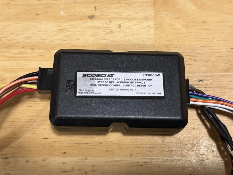 Scosche Factory Stereo Replacement Adapter FD5000SW 2005-2014 Ford Lincoln - Image 2 of 3