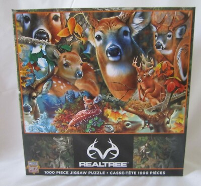 Masterpieces 1000 Pc Jigsaw Puzzle Realtree FOREST BEAUTIES #71942 NEW 